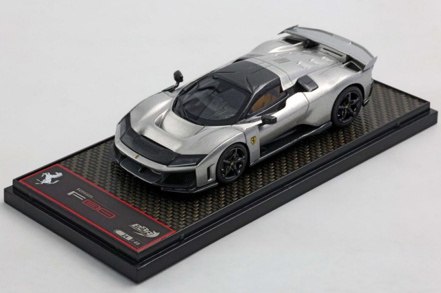 ** 予約商品 ** BBRC305E 1/43 Ferrari F80 Optional carbon Gloss Aluminium - Carbon wheels Limited 48pcs