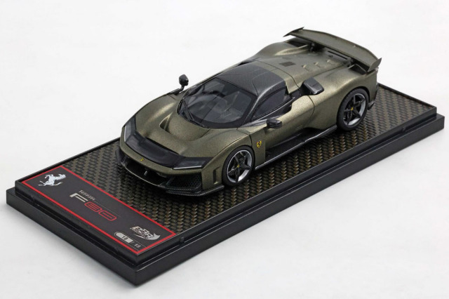 ** 予約商品 ** BBRC305I1 1/43 Ferrari F80 Optional carbon Matt Verde Masoni - Bicolor Carbon/Silver wheels Limited 18pcs
