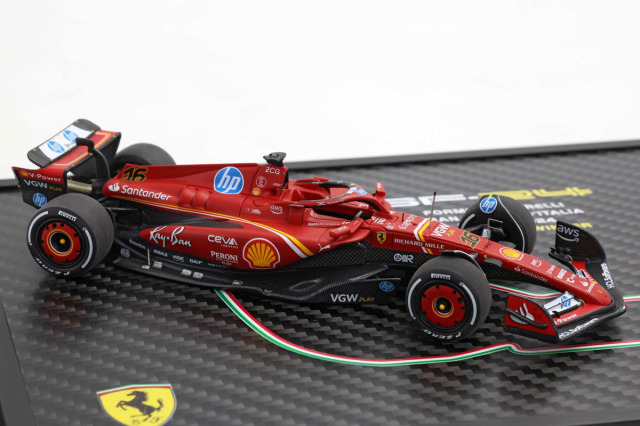 丸子さん予約品F1ミニカー 緑 赤 オープンカー 8-21 予約商品 ** BBRC307ACOF Ferrari SF24 Monza GP 2024 Special Carbon