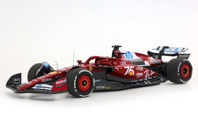 BBRC321C16 Ferrari SF-25 Monaco GP livery for 75 years with Shell