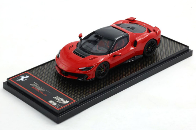 ** 予約商品 ** BBRC323B1 1/43 Ferrari 296 Speciale Rosso Corsa / Black roof Limited 50pcs