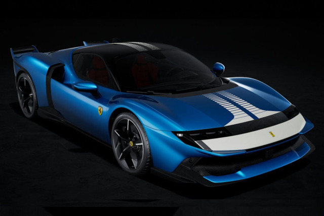 ** 予約商品 ** BBRC329C 1/43 Ferrari 849 Testarossa  Assetto Fiorano Blu Corsa / White livery