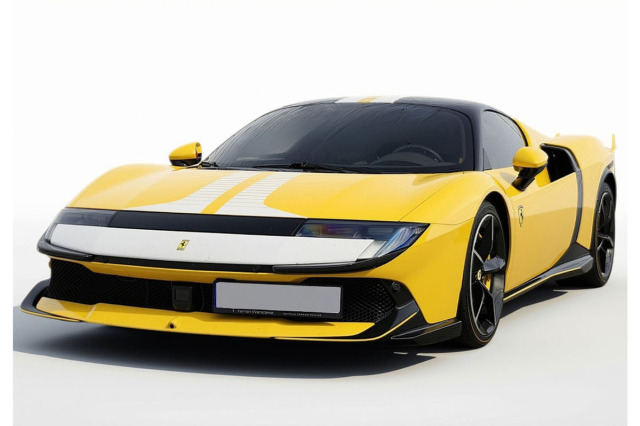 ** 予約商品 ** BBRC329H 1/43 Ferrari 849 Testarossa Assetto Fiorano Giallo Modena with Bianco Cervino livery