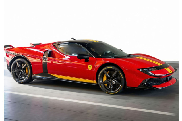** 予約商品 ** BBRC329M 1/43 Ferrari 849 Testarossa Assetto Fiorano Rosso Corsa with Giallo Modena stripes
