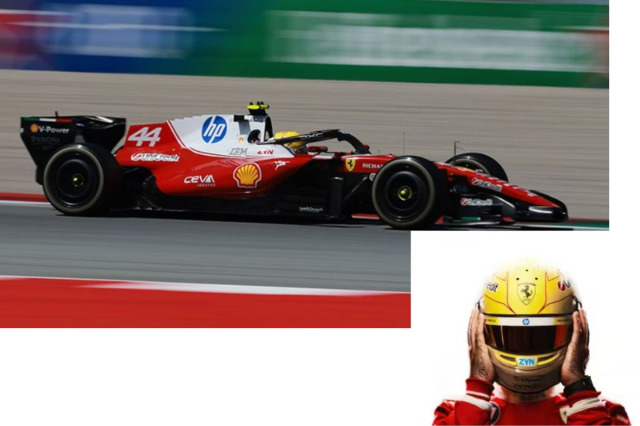 ** 予約商品 ** BBRC332C44DR 1/43 Ferrari SF26 F1 Barcelona-Catalunya GP 2026 L.Hamilton Winner (with Driver)