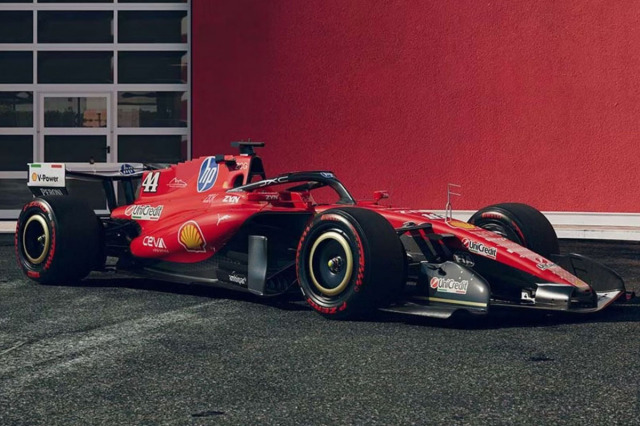 ** 予約商品 ** BBRC332E44 1/43 Ferrari SF26 Italia GP 2026 (Schumacher Tribute) L.Hamilton