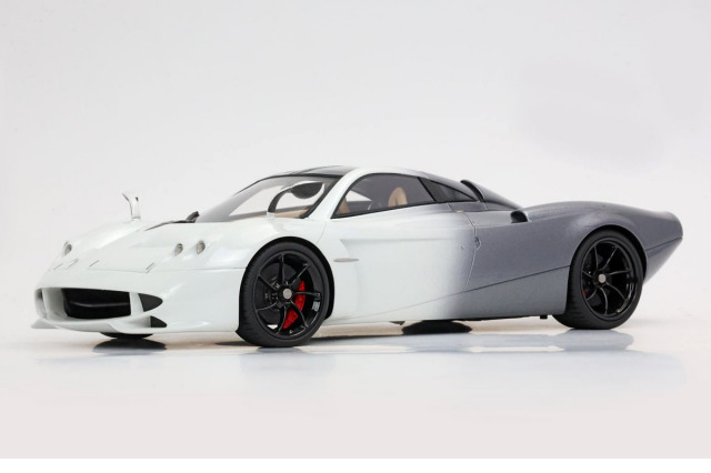 ** 予約商品 ** BBRC334E 1/43 Pagani Huayra Codalunga Bianco Malta-Gray shade