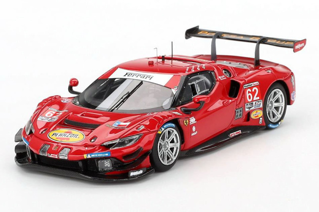 【お取り寄せ商品】 BBR CS005 1/43 Ferrari 296 GT3 IMSA Daytona 24H 2023 #62 Risi Competizione