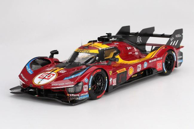 【お取り寄せ商品】 BBR CS18006 1/18 Ferrari 499P WEC Qatar 1812km 2025 Winner #50 AF Corse