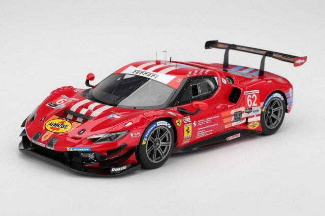** 予約商品 ** BBR CS18015 1/18 Ferrari  296 GT3 IMSA Daytona 24H 2025 #62 Risi Competizione