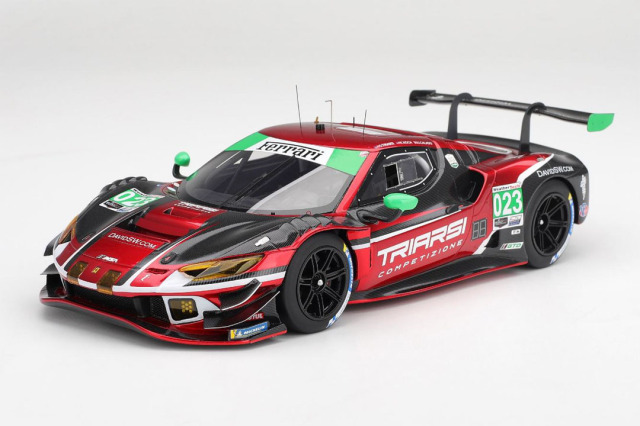 ** 予約商品 ** BBR CS18023 1/18 Ferrari 296 GT3 IMSA Petite Le Mans 2025 #023 Triarsi Competizione