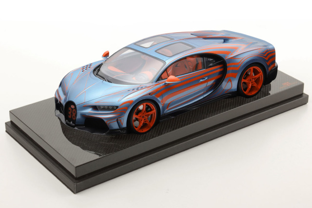 ** 予約商品 ** MR collection BUG012B 1/18 Bugatti Super Sport - Zebra Paint Limited 99pcs