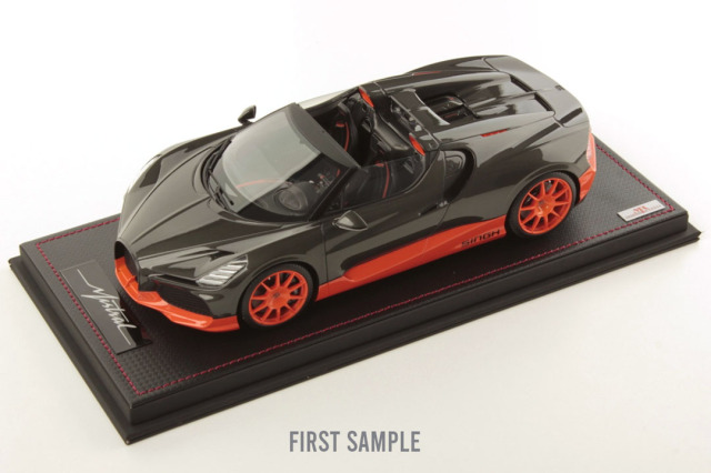 ** 予約商品 ** MR collection BUG015WR 1/18 Bugatti W16 Mistral World Record Configuration (Closed Wing)