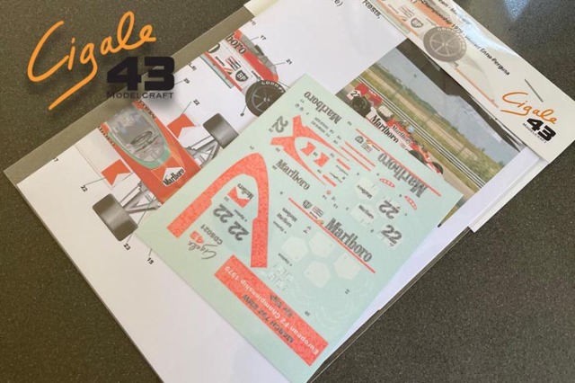 Cigale 43 Decal CDS021 1/43 March 792-BMW Marlboro 1979 for E.Elgh