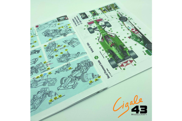 Cigale 43 Kit CFK011 1/43 Jaguar R5 British GP 2004 Webber / Klien