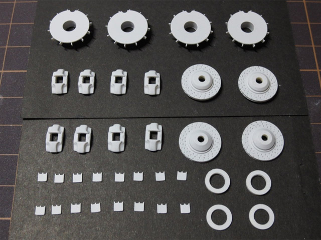 CLAY models P002A 1/24 956 Brake/Wheel Cover set ver.A