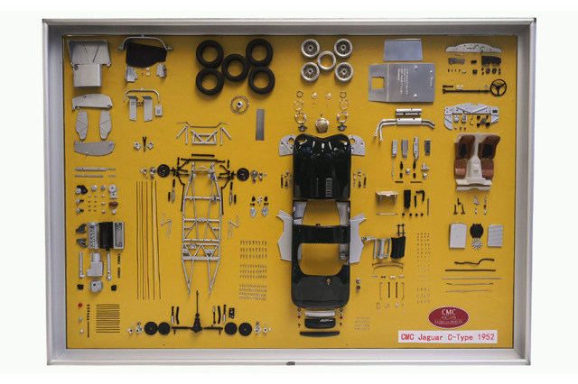 【お取り寄せ商品】 CMC A016 Jaguar C Type parts display board Limited Edition 300 pcs