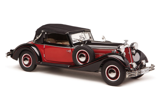 当時物 全長70cm 特大 クラシックカー ミニカー お取り寄せ商品】 CMC C-010 1/12 Horch 853 1937 Red/Black ミニカー