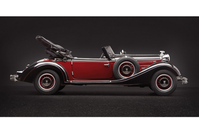 お取り寄せ商品】 CMC C-010 1/12 Horch 853 1937 Red/Black ミニカー