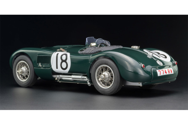 CMC 1/18 Jaguar C-Type - Vainqueur 24h Du Mans 1953, Rolt/Hamilton, Modèle M-195