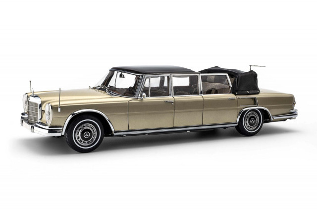 【お取り寄せ商品】 CMC M217 1/18 Mercedes-Benz 600 Landaulet Two tone Beige/Brown