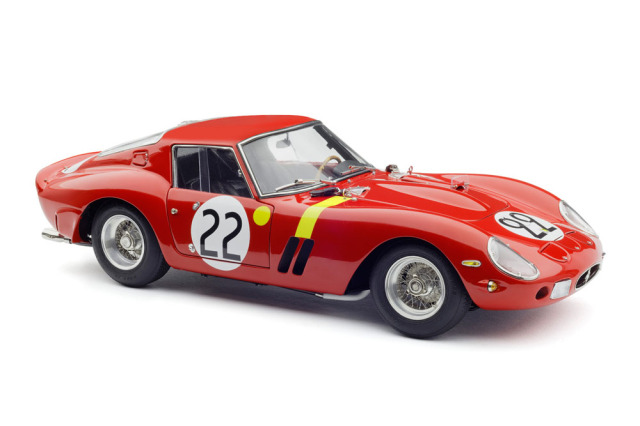 CMC M-253 1/18 Ferrari 250 GTO LHD #3757 3rd 24h France 1962 Beurlys / Elde #22 Limited 2200pcs