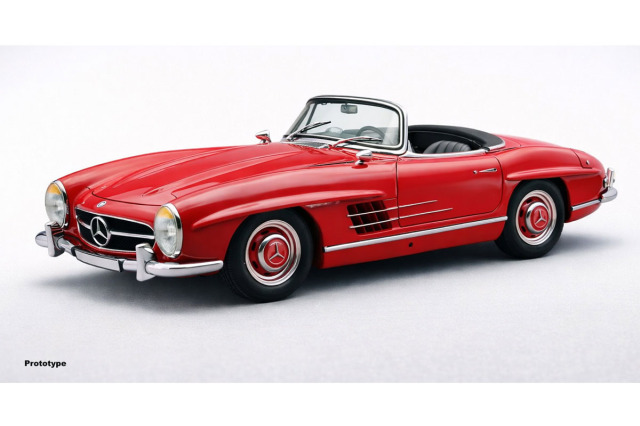 ** 予約商品 ** CMC M-282 1/18 Mercedes-Benz 300 SL W198 Roadster open Red Limited 1500pcs