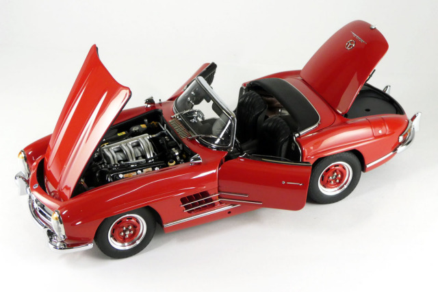 CMC M-282 1/18 Mercedes-Benz 300 SL W198 Roadster open Red Limited