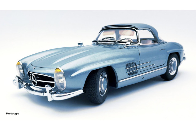 ** 予約商品 ** CMC M-283 1/18 Mercedes-Benz 300 SL W198 Hardtop Blue metallic Limited 1500pcs
