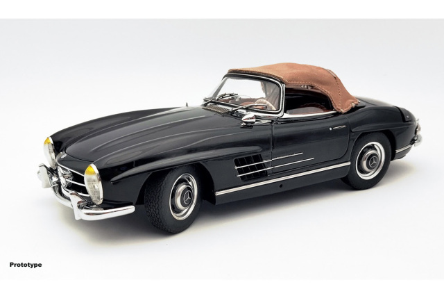 ** 予約商品 ** CMC M-285 1/18 Mercedes-Benz 300 SL W198 Softtop Black /Beige Limited 1500pcs