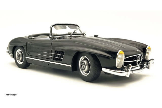 ** 予約商品 ** CMC M-293 1/18 Mercedes-Benz 300 SL W198 Softtop Black /Black Limited 1500pcs