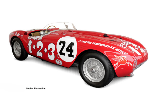 ** 予約商品 ** CMC M-302 1/18 Ferrari 375 MM Spider Red #24 1954 Panamericana Limited 1500pcs 