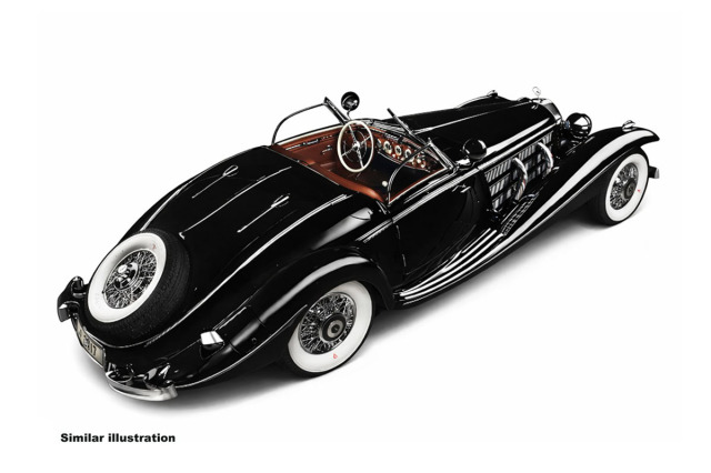 ** 予約商品 ** CMC M-313 1/18 Mercedes-Benz 500K Spezial Roadster Black Limited 1500pcs 
