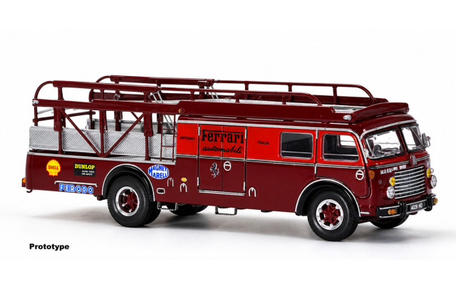** 予約商品 ** CMC M-331 1/64 Ferrari Racing transporter Typ Fiat 642 RN2 Bartoletti 1957