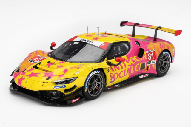 ** 予約商品 ** BBR CS18016 1/18 Ferrari 296 GT3 IMSA Lugna Seca 2025 #81 Dragon Speed