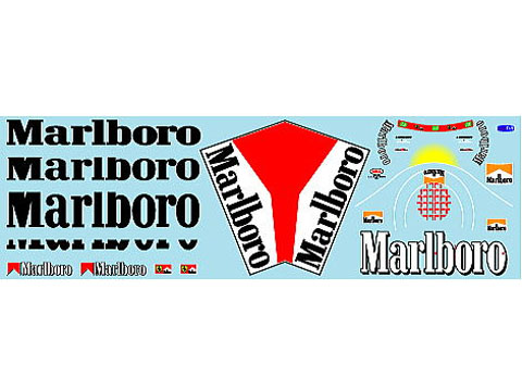 Museum collection D1006 1/20 Ferrari F2001 Marlboro Decal (Tamiya) 【メール便可】