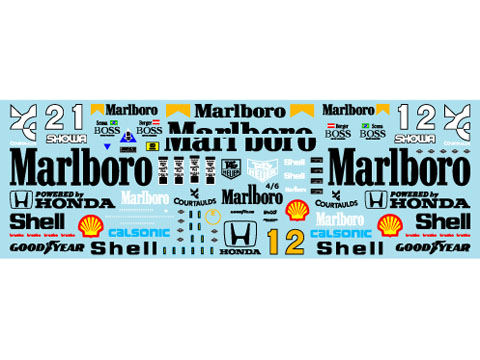 Museum collection D1031 1/20 McLaren MP4/6 Decal (Fujimi) 【メール便可】