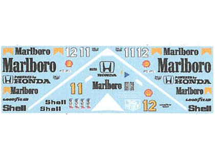 ** 予約商品 ** Museum collection D1038 1/24 McLaren MP4/4 Decal (DeAgostini) 【メール便可】