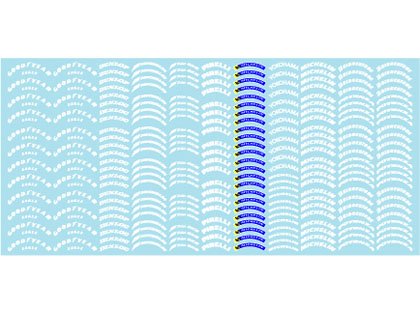 Museum collection D1044 1/64 Tire Logo2 Decal 【メール便可】