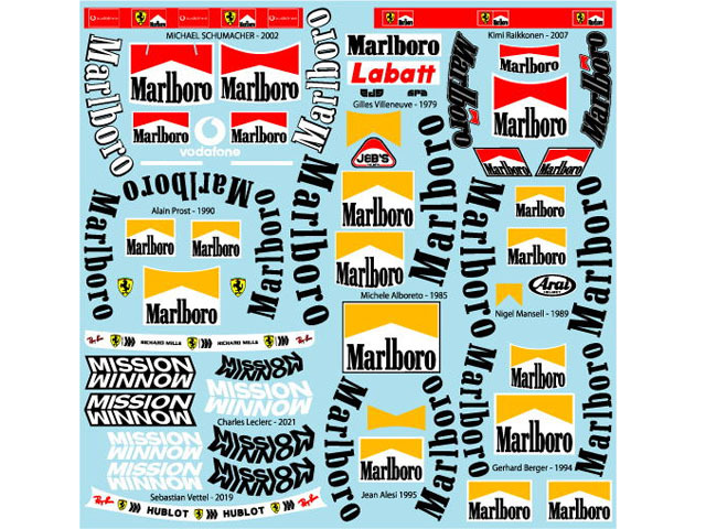 Museum collection D1056 1/5 Helmet Logo Assort 【メール便可】