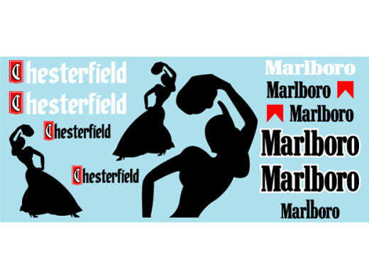 Museum collection D1076 1/43 F1 Machine Collection 10 Decal (DeAgostini) 【メール便可】