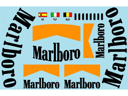 Museum collection D1078 1/2 Helmet 1996 Schumacher Marlboro Decal 【メール便可】