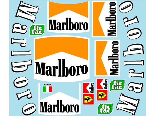 Museum collection D1079 1/2 Helmet 2000 Schumacher Marlboro Decal 【メール便可】