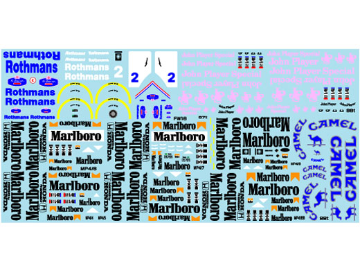 Museum collection D1084 1/43 Senna collection Logo Decal (Altaya) 【メール便可】