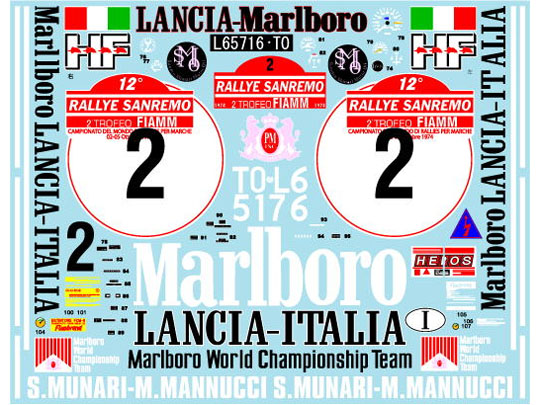 Museum collection D1148 1/12 Lancia Stratos 74 Sanremo 1st Win (Italeri) 【メール便可】