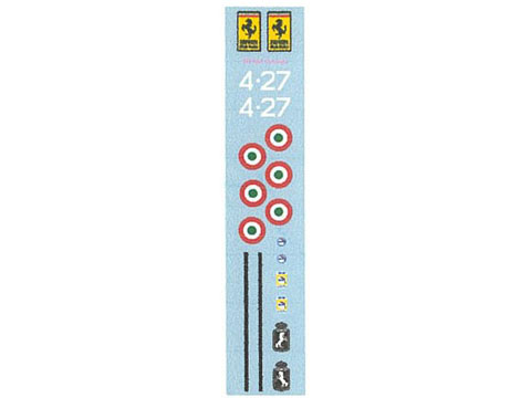 ** 予約商品 ** Museum collection D1174 ディフォルメ戦闘機 F-104 Ferrari Decal (AFV CLUB) 【メール便可】