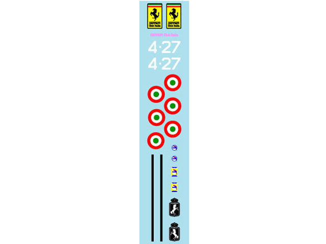 Museum collection D1174 ディフォルメ戦闘機 F-104 Ferrari Decal (AFV CLUB) 【メール便可】