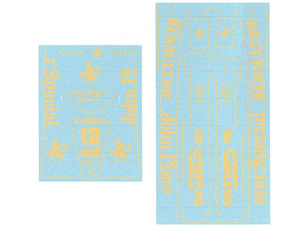 ** 予約商品 ** Museum collection D1183 1/8 Lotus 97T Logo 2 Decal  (DeAgostini) 【メール便可】