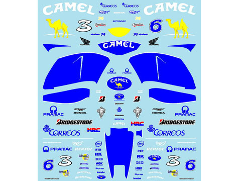 Museum collection D200 1/12 Honda Pons RC211V Biaggi&Tamada【メール便可】