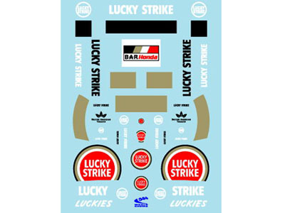 Museum collection D298 1/43 BAR 05 Show Car Tobacco Decal【メール便可】